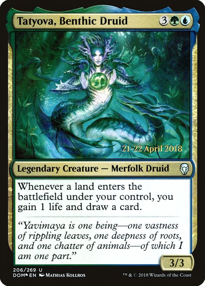 Tatyova, Benthic Druid [Prerelease Cards] 206