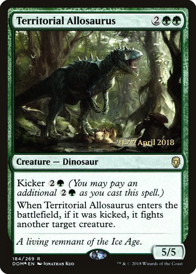 Territorial Allosaurus [Prerelease Cards] 184