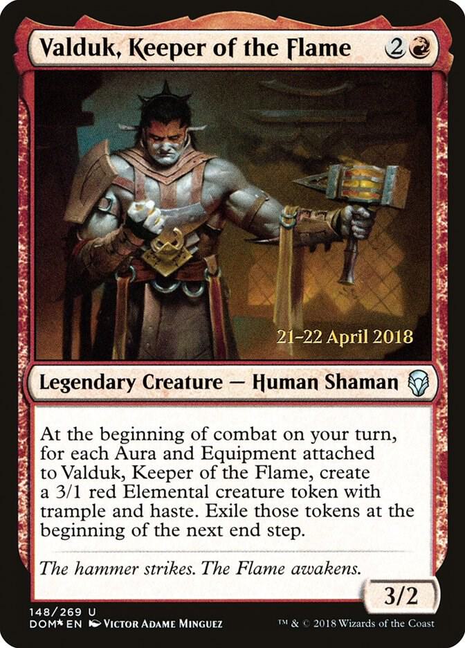 Valduk, Keeper of the Flame [Prerelease Cards] 148