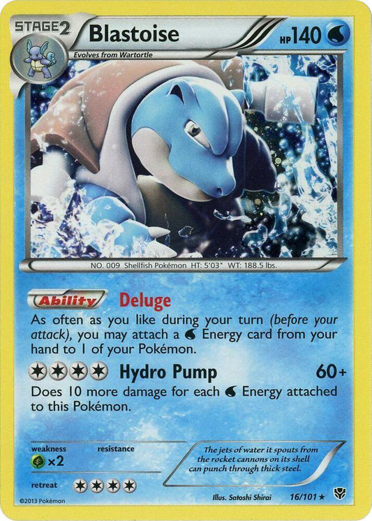 Blastoise - 16/101 (Cosmos Holo) [Blister Exclusives] 016/101