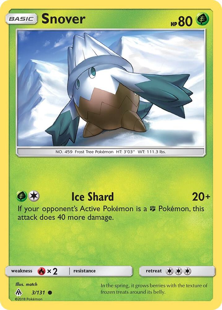 Snover [SM - Forbidden Light] 3/131