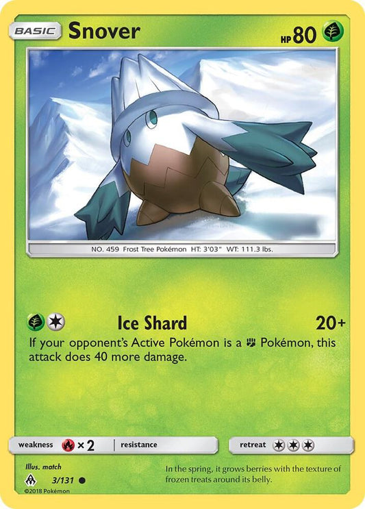 Snover [SM - Forbidden Light] 3/131