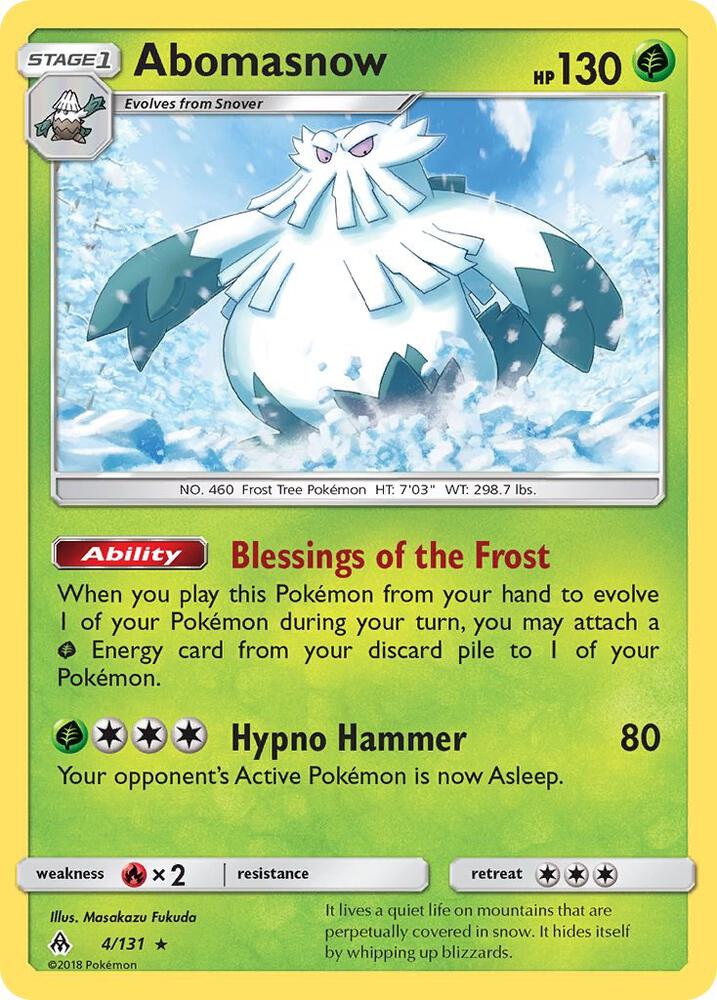 Abomasnow [SM - Forbidden Light] 4/131