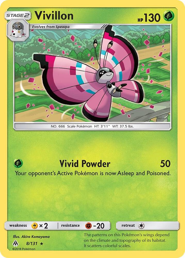 Vivillon [SM - Forbidden Light] 8/131