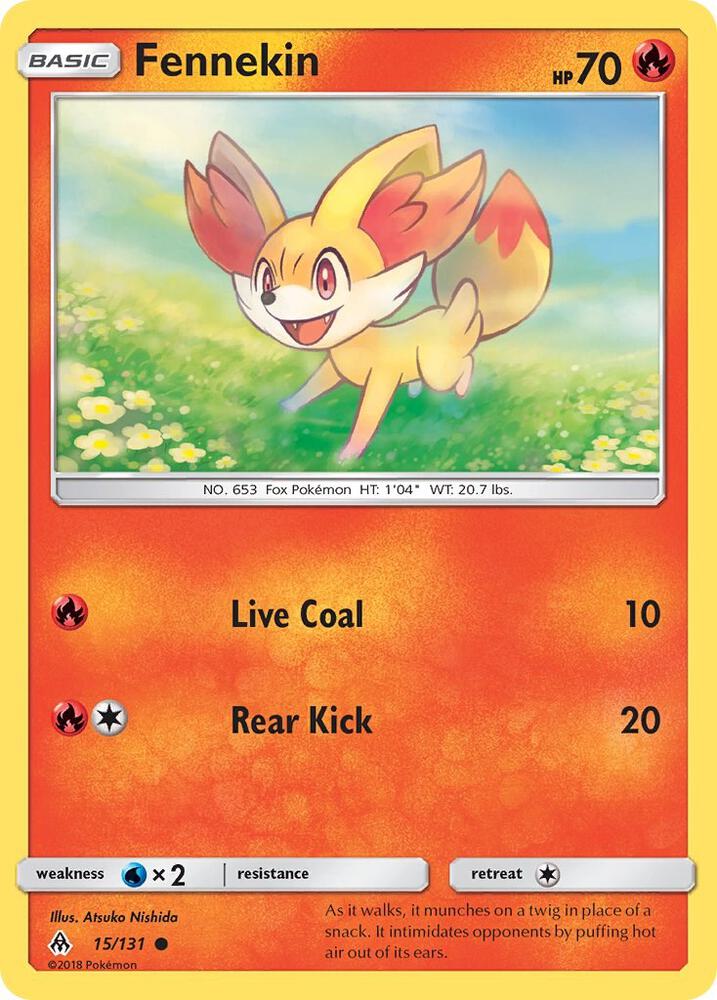 Fennekin (15) [SM - Forbidden Light] 15/131