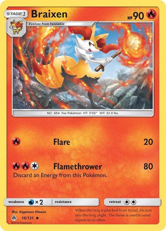 Braixen [SM - Forbidden Light] 16/131