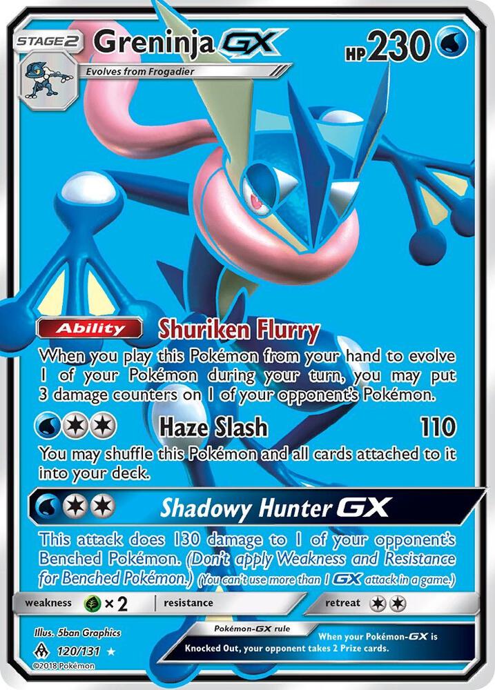 Greninja GX (Full Art) [SM - Forbidden Light] 120/131