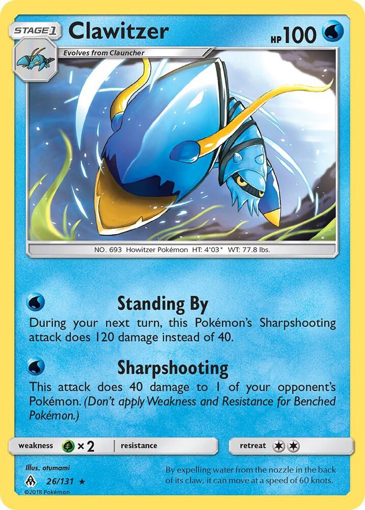 Clawitzer [SM - Forbidden Light] 26/131