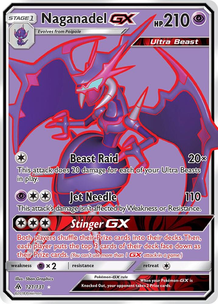 Naganadel GX (Full Art) [SM - Forbidden Light] 121/131