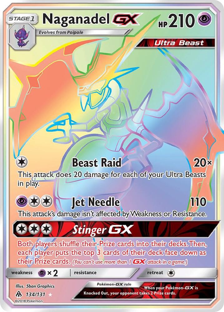 Naganadel GX (Secret) [SM - Forbidden Light] 134/131