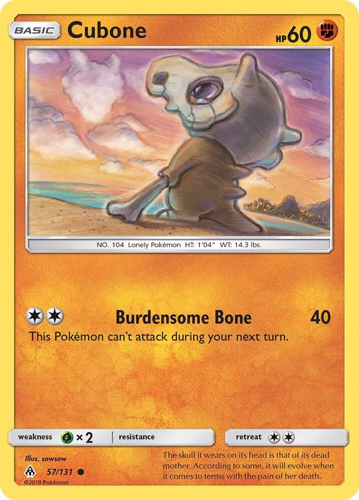 Cubone [SM - Forbidden Light] 57/131