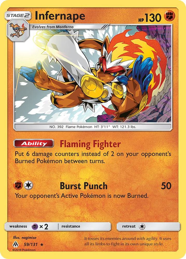 Infernape [SM - Forbidden Light] 59/131