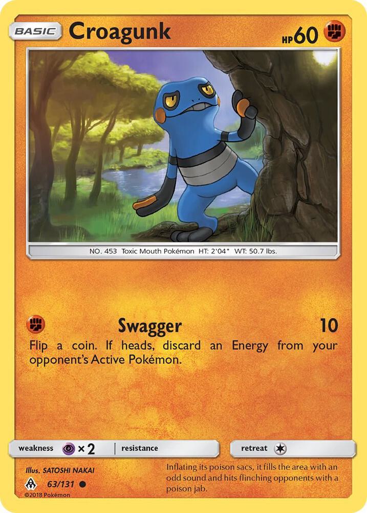 Croagunk [SM - Forbidden Light] 63/131