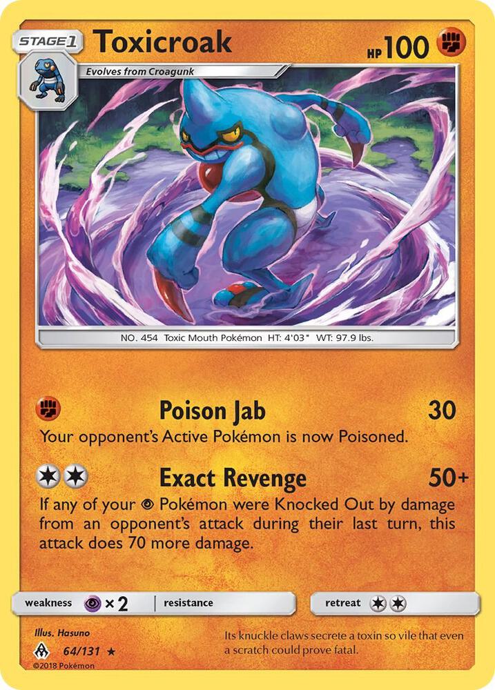 Toxicroak [SM - Forbidden Light] 64/131