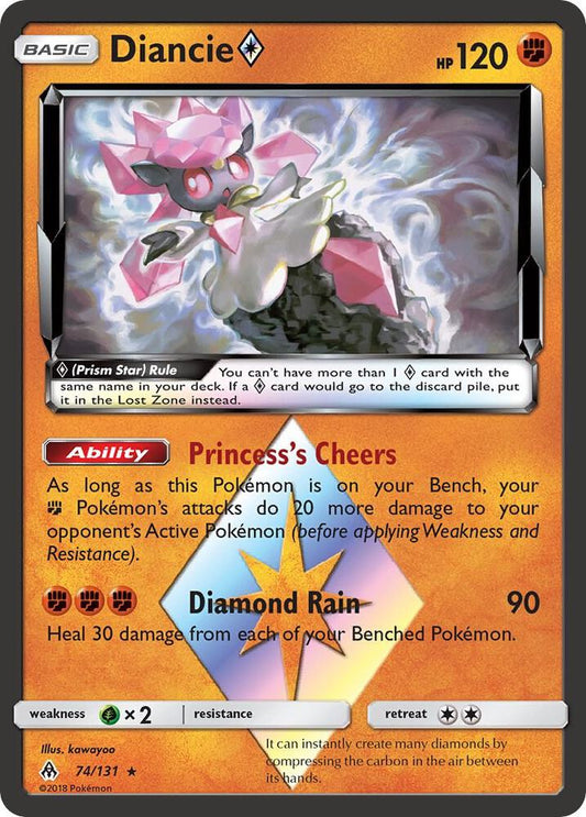 Diancie Prism Star [SM - Forbidden Light] 74/131