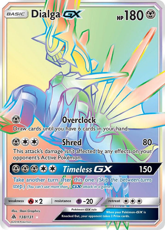 Dialga GX (Secret) [SM - Forbidden Light] 138/131