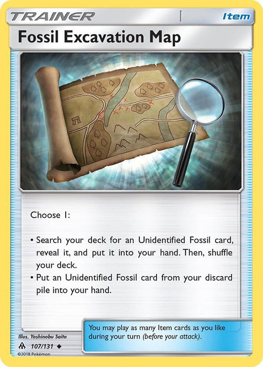 Fossil Excavation Map [SM - Forbidden Light] 107/131