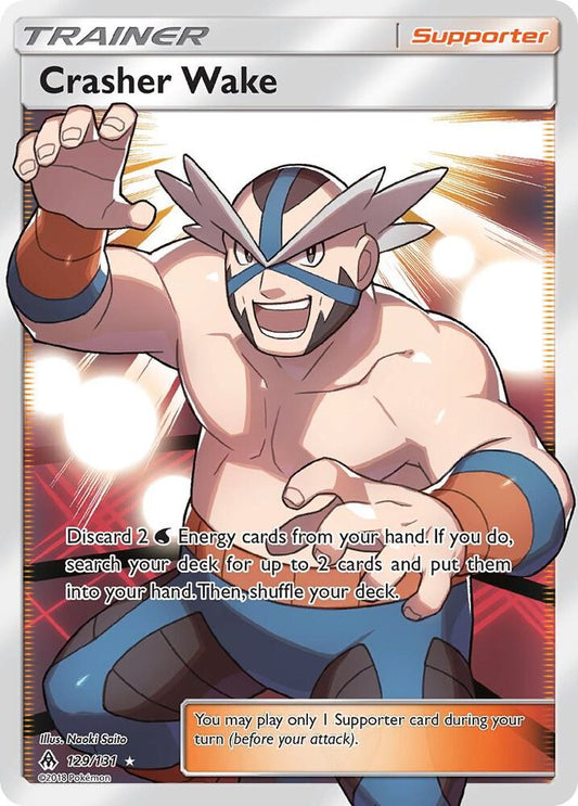 Crasher Wake (Full Art) [SM - Forbidden Light] 129/131