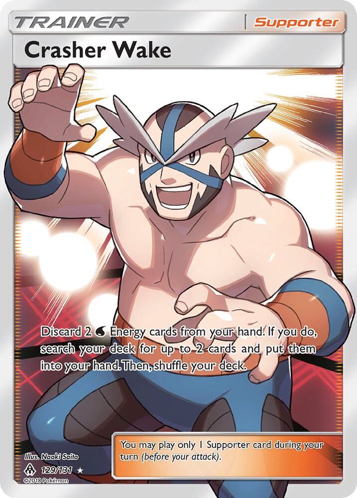Crasher Wake (Full Art) [SM - Forbidden Light] 129/131