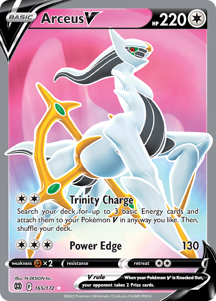 Arceus V - 165/172 Brilliant Stars