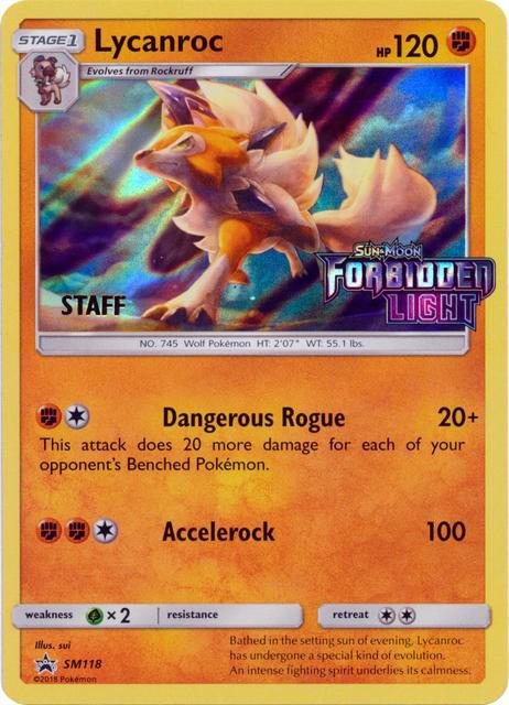 Lycanroc - SM118 (Prerelease) [Staff] [SM Promos] SM118
