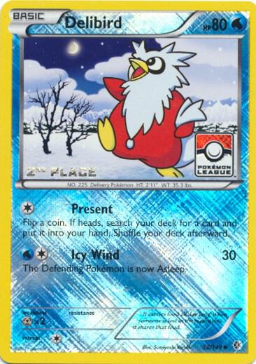 Delibird - 38/149 (Pokemon League) [2nd Place] [League & Championship Cards] 038/149