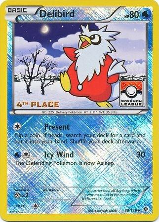 Delibird - 38/149 (Pokemon League) [4th Place] [League & Championship Cards] 038/149