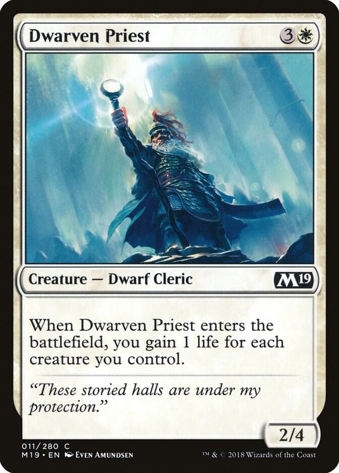 Dwarven Priest [Core Set 2019] 11