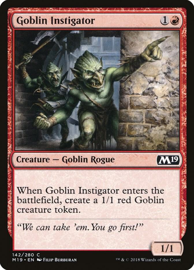 Goblin Instigator [Core Set 2019] 142