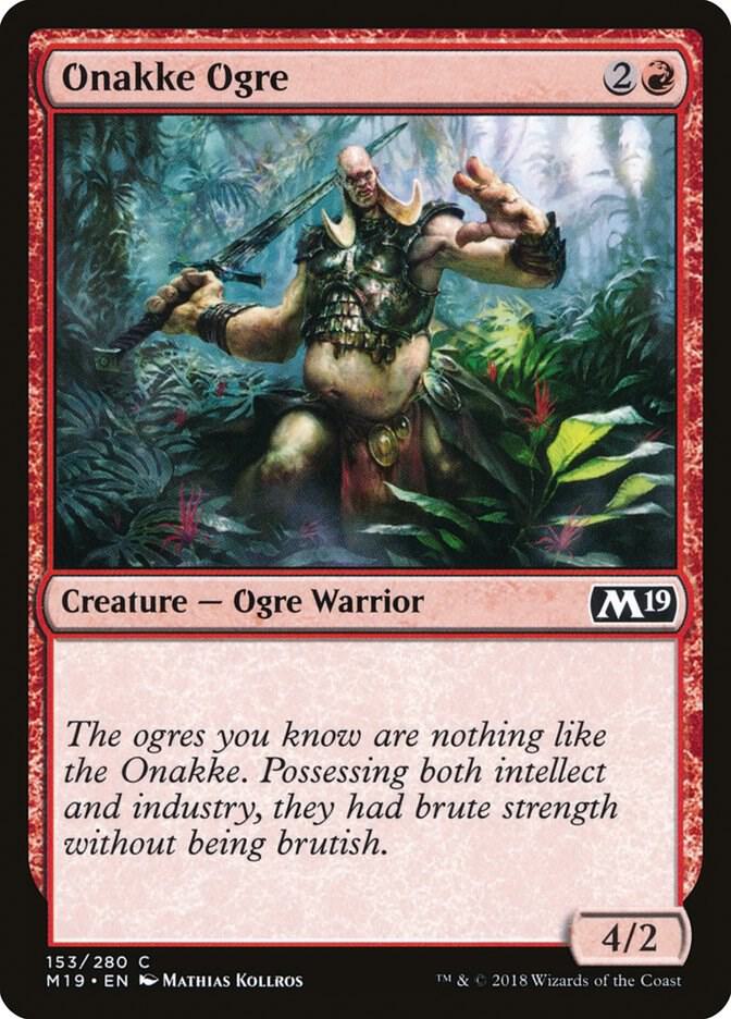 Onakke Ogre [Core Set 2019] 153