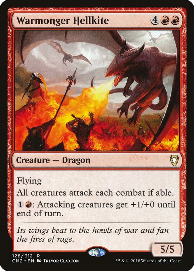 Warmonger Hellkite [Commander Anthology Volume II] 128