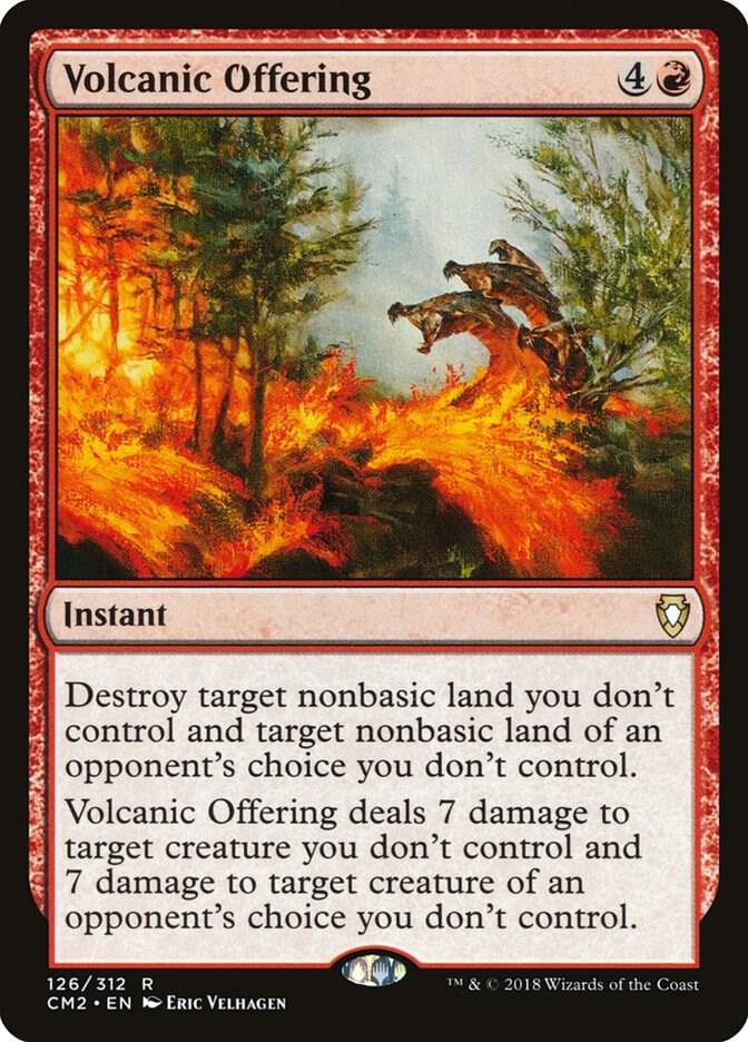 Volcanic Offering [Commander Anthology Volume II] 126