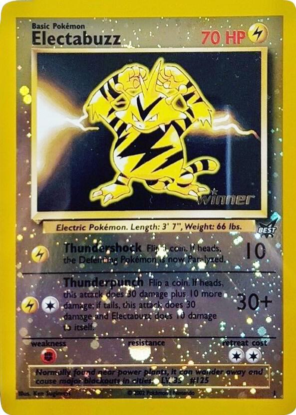 Electabuzz - 1 [Winner] [Best of Promos] 001/009