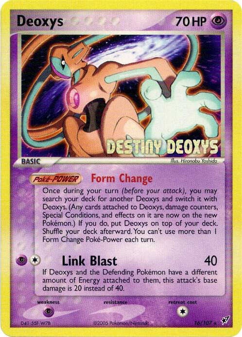 Deoxys (Normal Forme) - 16/107 (Movie Promo) [Miscellaneous Cards & Products] 016/107