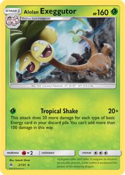 Alolan Exeggutor - 2/131 (SM Forbidden Light) [Deck Exclusives] 002/131