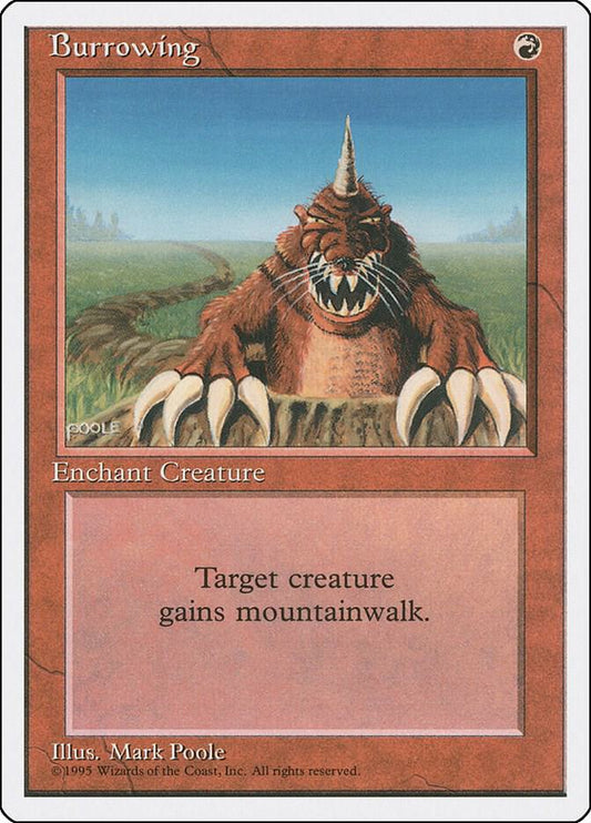 Burrowing [Fourth Edition]