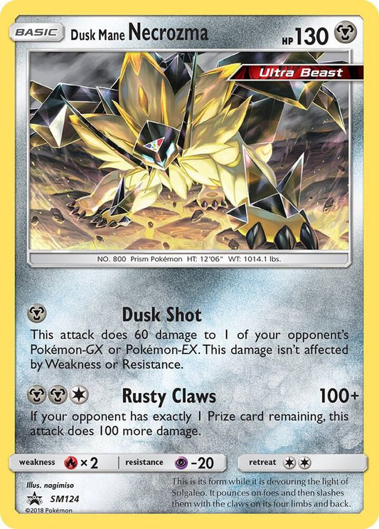 Dusk Mane Necrozma - SM124 [SM Promos] SM124