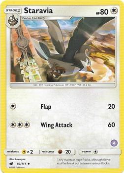 Staravia (4) [SM Trainer Kit: Alolan Sandslash & Alolan Ninetales] 82/111