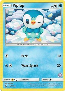 Piplup (11) [SM Trainer Kit: Alolan Sandslash & Alolan Ninetales] 32/156