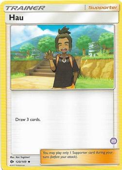 Hau (23) (Alolan Sandslash Half-Deck) [SM Trainer Kit: Alolan Sandslash & Alolan Ninetales] 120/149