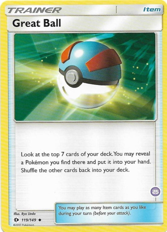 Great Ball (25) (Alolan Sandslash Half-Deck) [SM Trainer Kit: Alolan Sandslash & Alolan Ninetales] 119/149