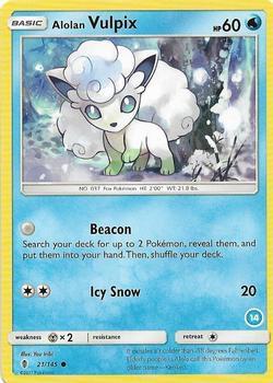 Alolan Vulpix (14) [SM Trainer Kit: Alolan Sandslash & Alolan Ninetales] 21/145