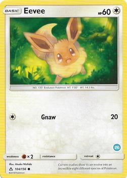 Eevee (26) [SM Trainer Kit: Alolan Sandslash & Alolan Ninetales] 104/156