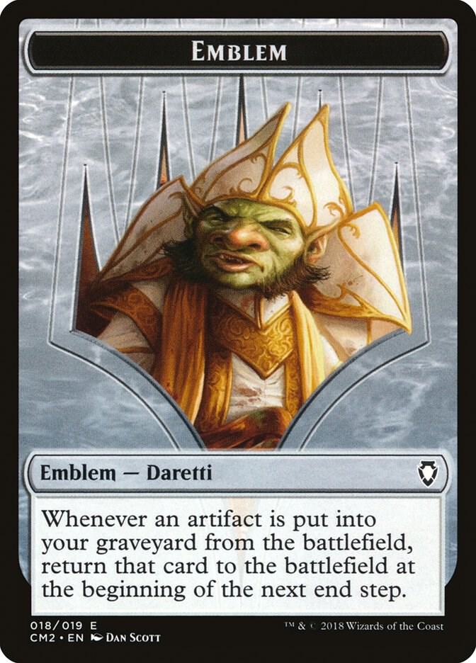 Emblem - Daretti, Scrap Savant [Commander Anthology Volume II] 18