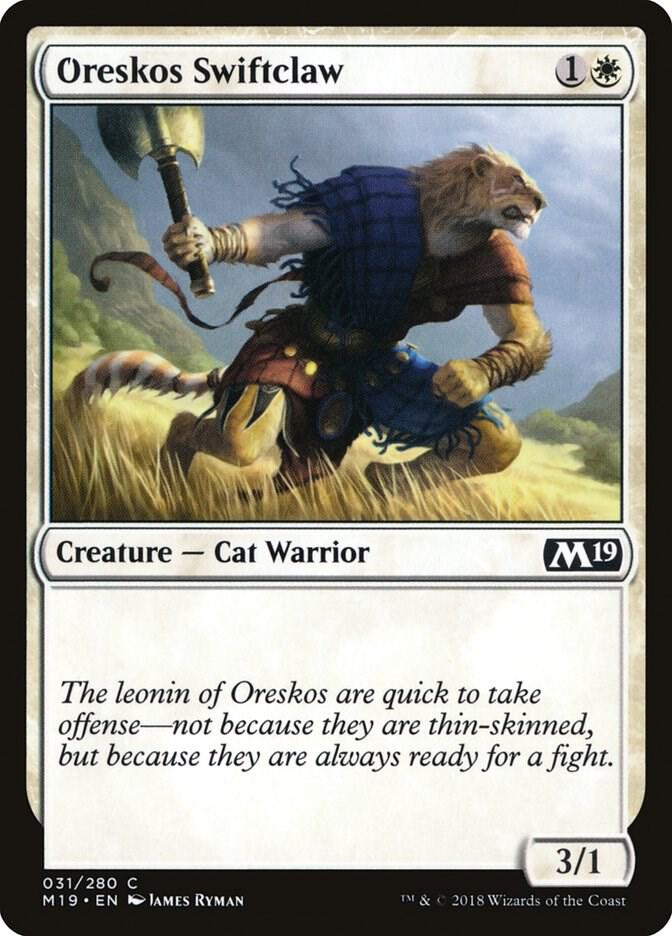 Oreskos Swiftclaw [Core Set 2019] 31