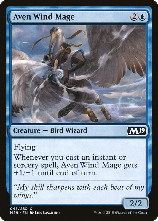 Aven Wind Mage [Core Set 2019] 45