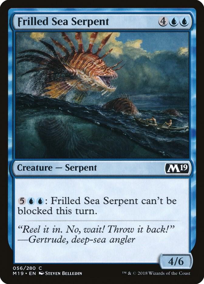Frilled Sea Serpent [Core Set 2019] 56