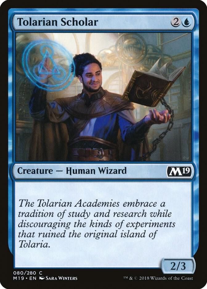 Tolarian Scholar [Core Set 2019] 80