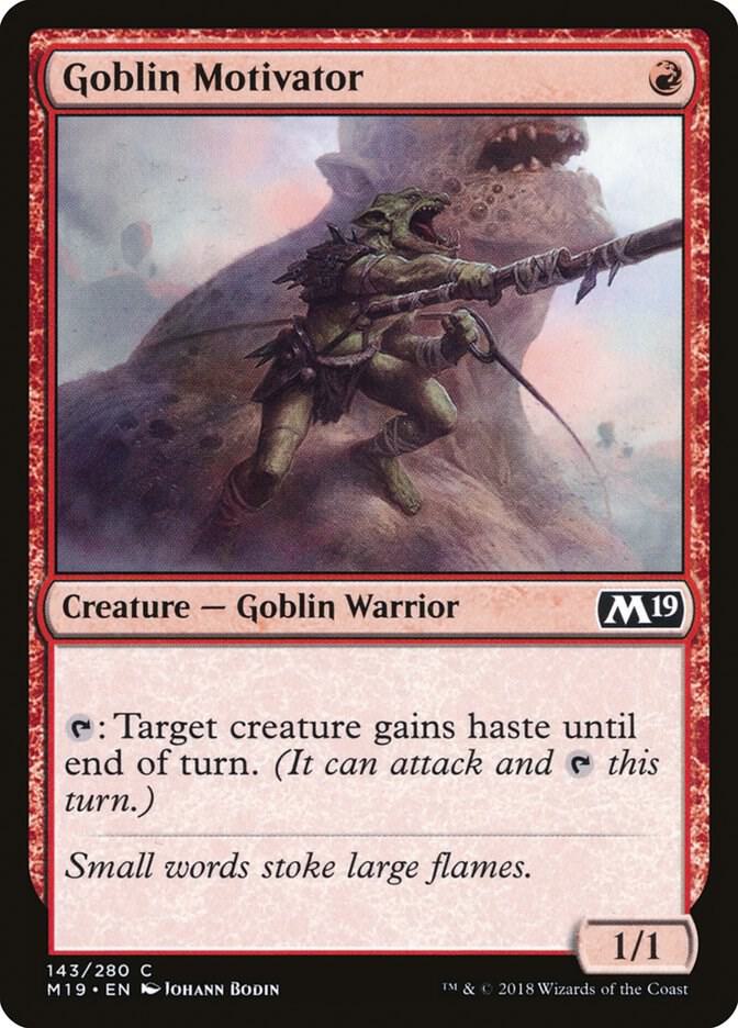 Goblin Motivator [Core Set 2019] 143