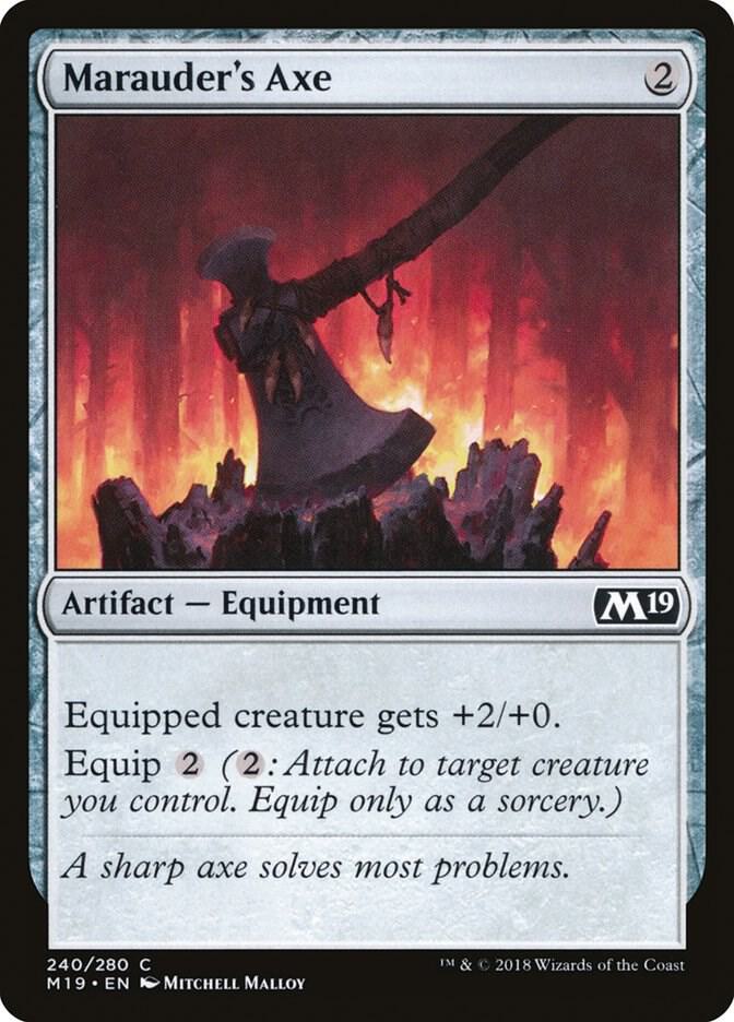 Marauder's Axe [Core Set 2019] 240